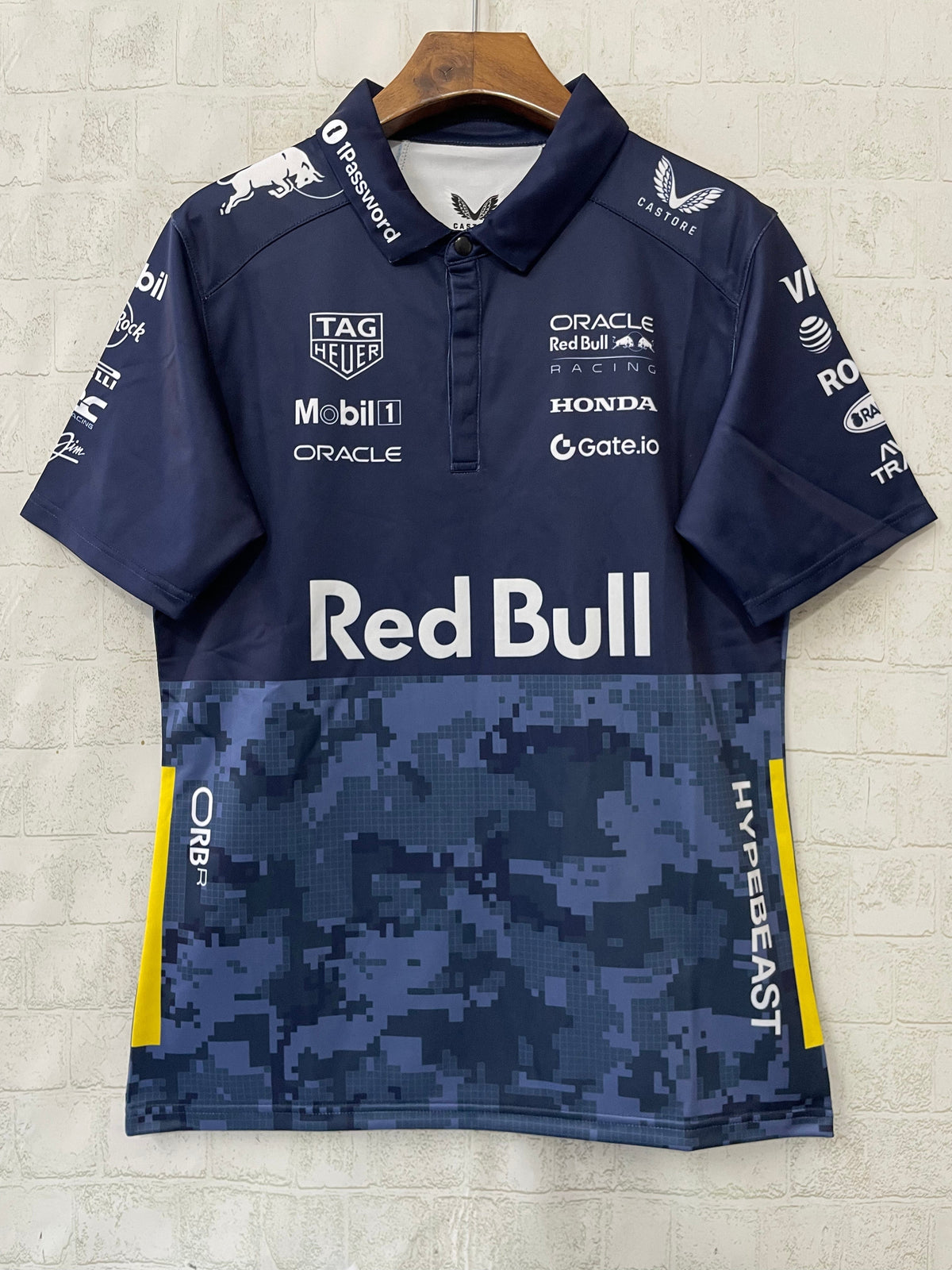 Special Edition Track Polo Shirt Navy 2025 003-F1