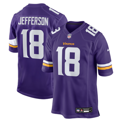 Justin Jefferson Game Jersey Purple