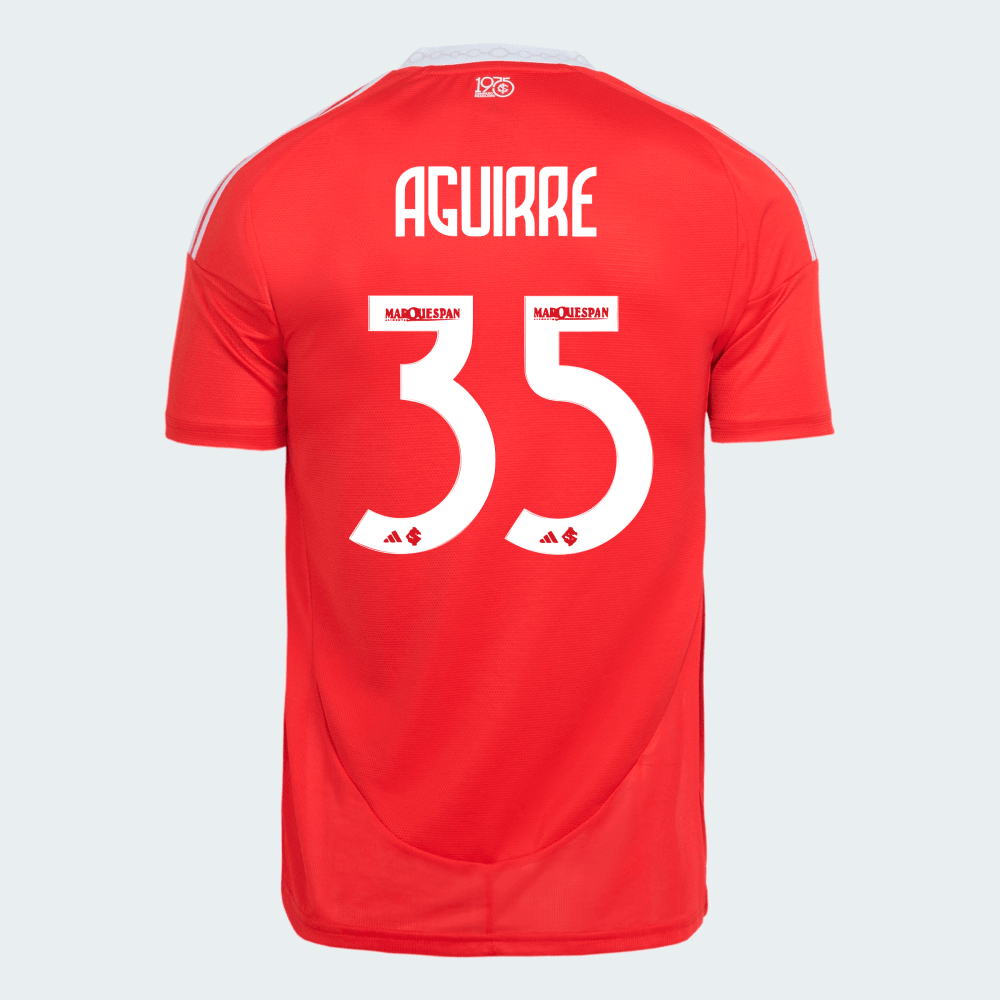 Home 25/26 Soccer Aguirre #35 Fan Shirt