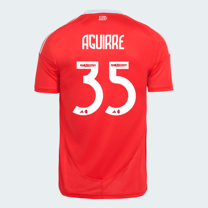 Home 25/26 Soccer Aguirre #35 Fan Shirt