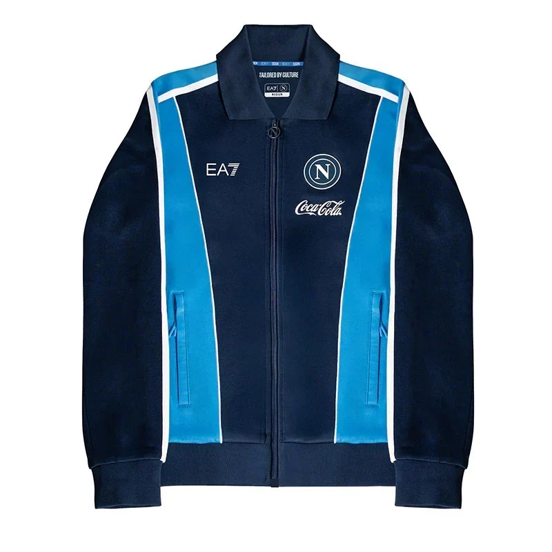 Ssc Napoli 25/26 Anthem Dark Blue Euro Jacket