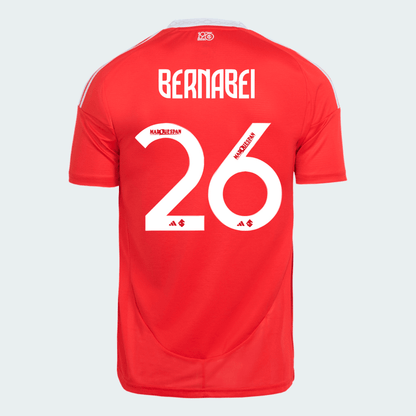 Home 25/26 Soccer Bernabei #26 Fan Shirt