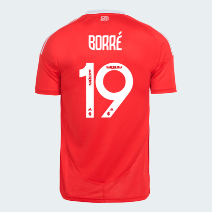 Home 25/26 Soccer Borré #19 Fan Shirt
