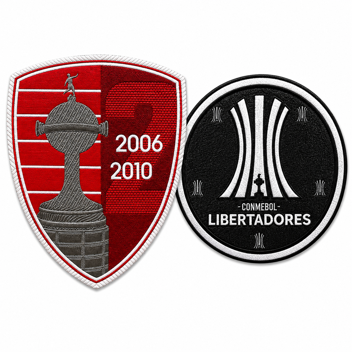 Patch Patch Campeão Libertadores - (2 peças · Mangas Esquerda + Direita)