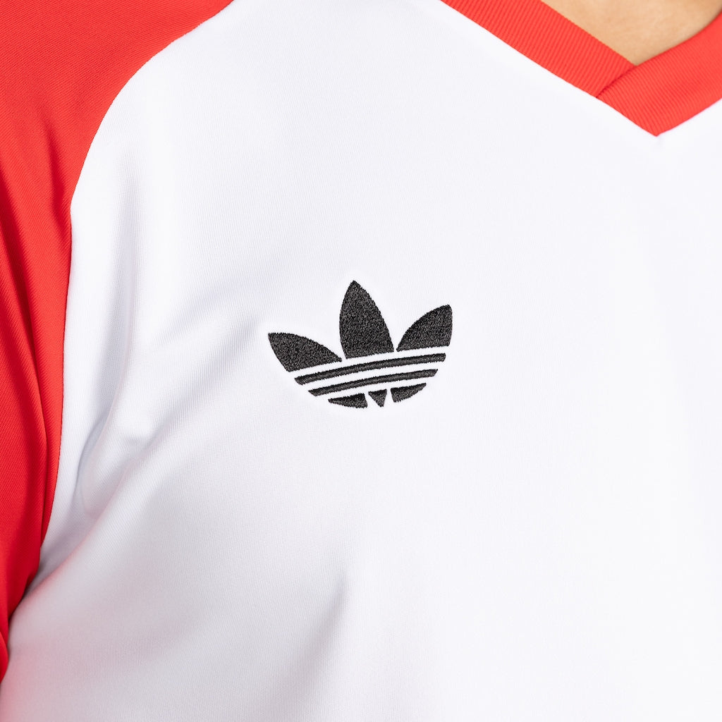 Pré Jogo 26/27 Branca e Vermelho Fan Shirt