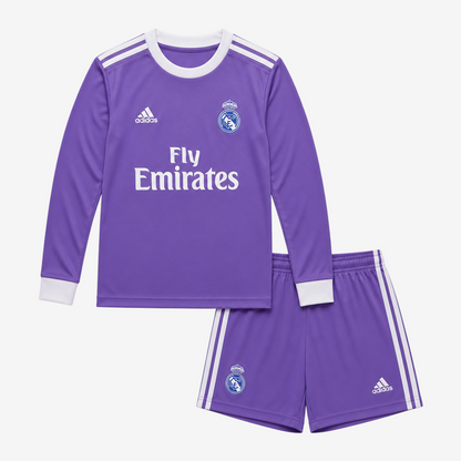 Retro Away 16/17 Kids Long Sleeve Shirt Kit