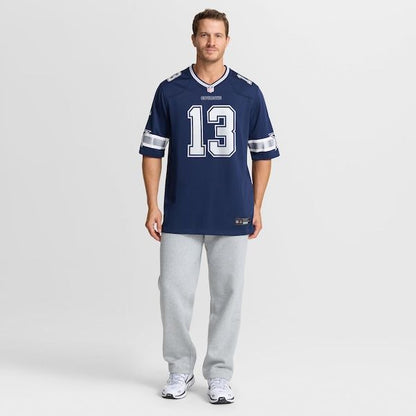 Caleb Downs 2026 NFL Draft First Round Pick No. 11 Game Jersey Navy