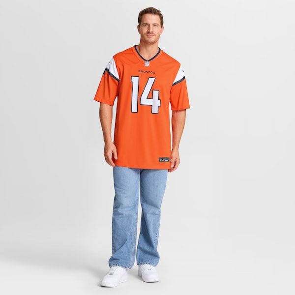 Courtland Sutton Mile High Collection Game Jersey Orange