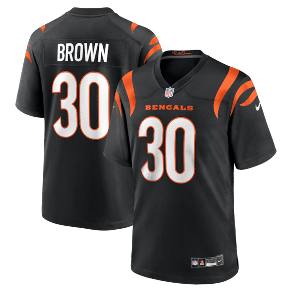 Chase Brown Game Jersey Black