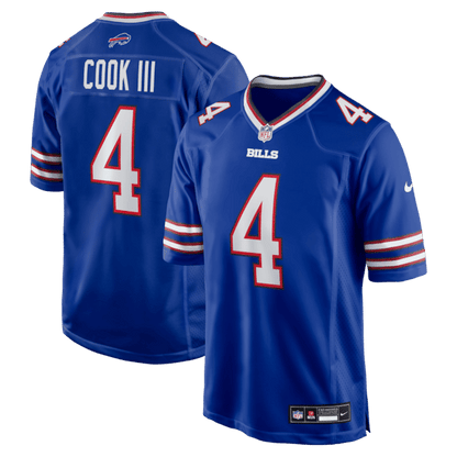James Cook III Game Jersey Royal