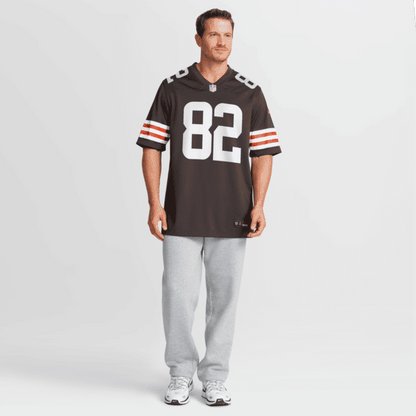 Ozzie Newsome Game Retired Player Jersey Brown