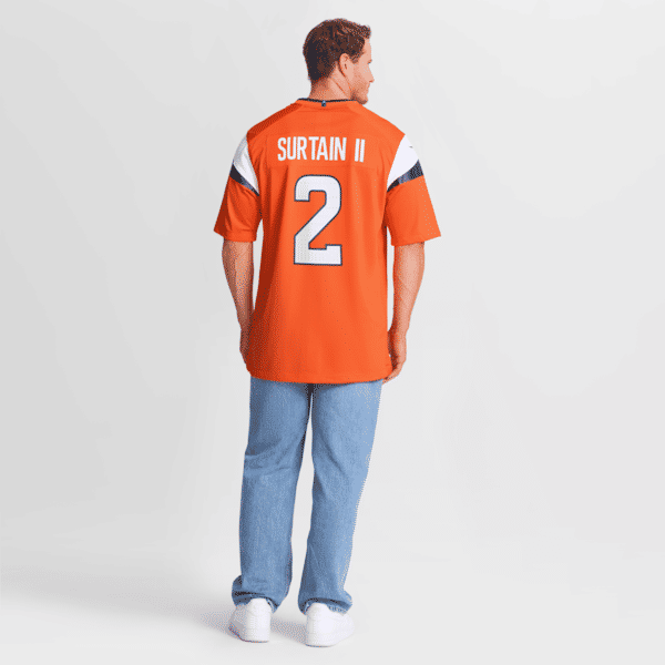 Patrick Surtain II Team Game Jersey Orange