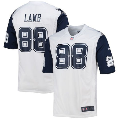 CeeDee Lamb Alternate Game Team Jersey White