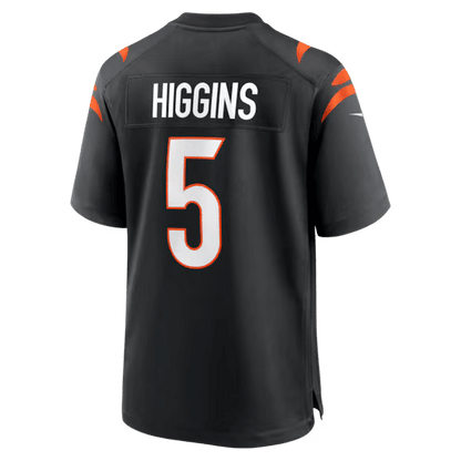 Tee Higgins Game Jersey Black
