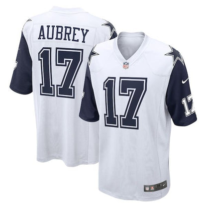 Brandon Aubrey Alternate Game Jersey White