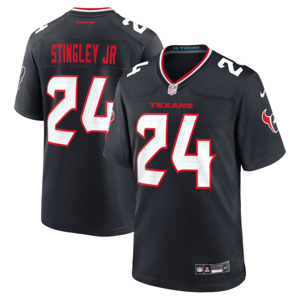 Derek Stingley Jr. Game Jersey Navy