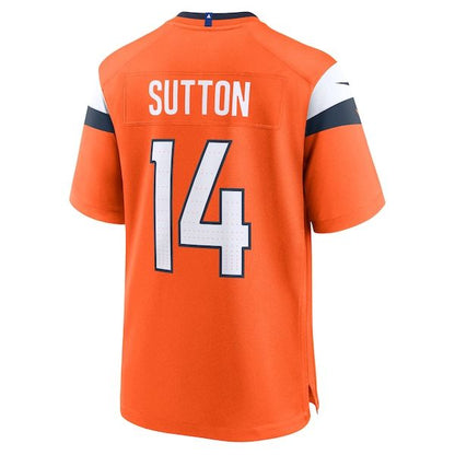 Courtland Sutton Mile High Collection Game Jersey Orange