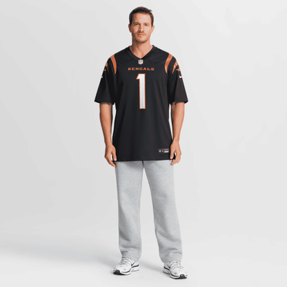 Ja'Marr Chase Game Jersey Black