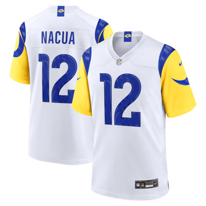 Puka Nacua Game Jersey White