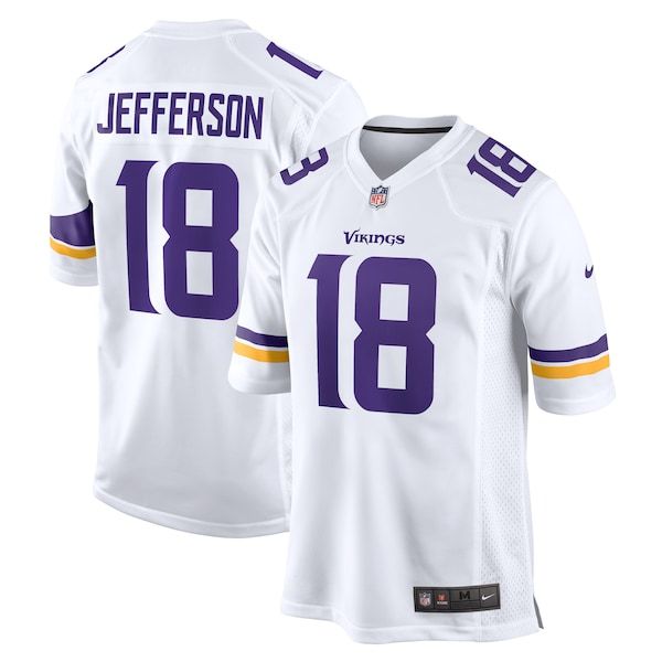 Justin Jefferson Game Jersey White