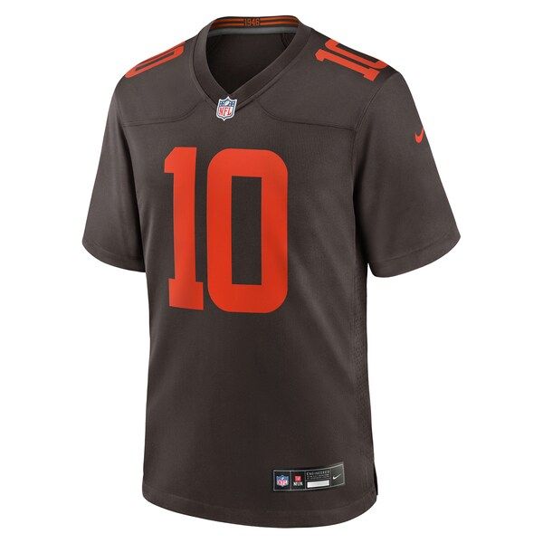 Quinshon Judkins Alpha Dawg Game Jersey Brown