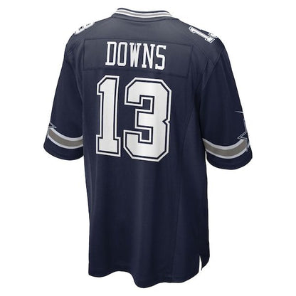 Caleb Downs 2026 NFL Draft First Round Pick No. 11 Game Jersey Navy