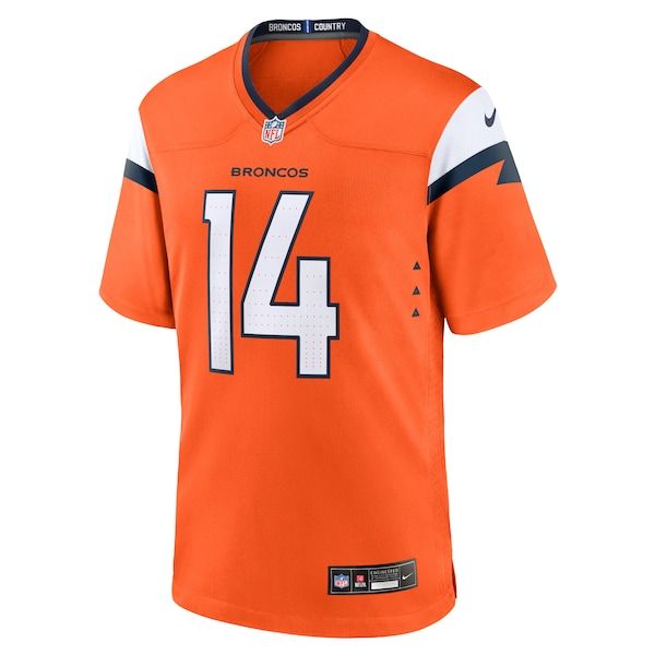 Courtland Sutton Mile High Collection Game Jersey Orange