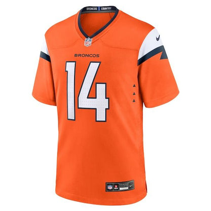 Courtland Sutton Mile High Collection Game Jersey Orange