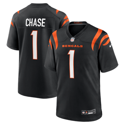 Ja'Marr Chase Game Jersey Black