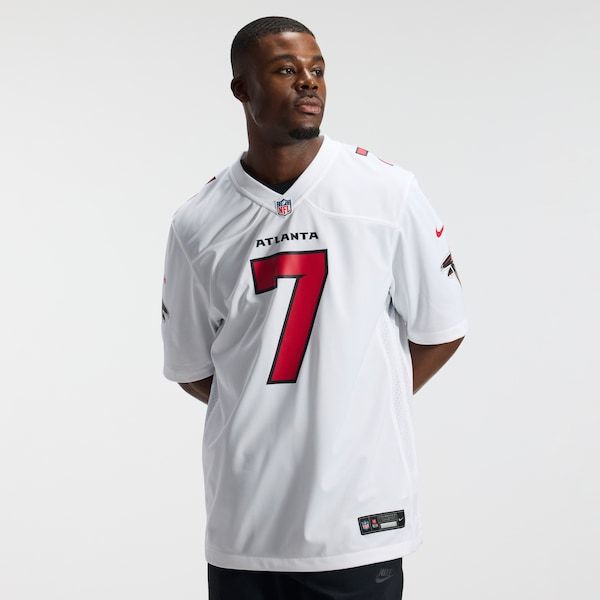 Bijan Robinson Game Jersey White