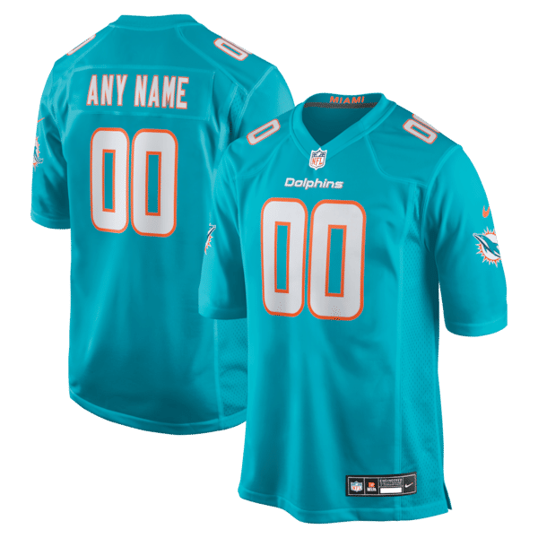 Custom Game Jersey Aqua