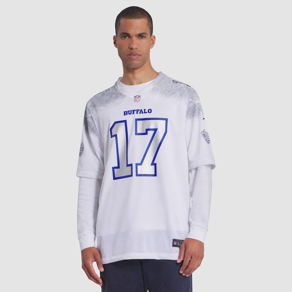 Josh Allen 2025 Rivalries Collection Game Jersey White