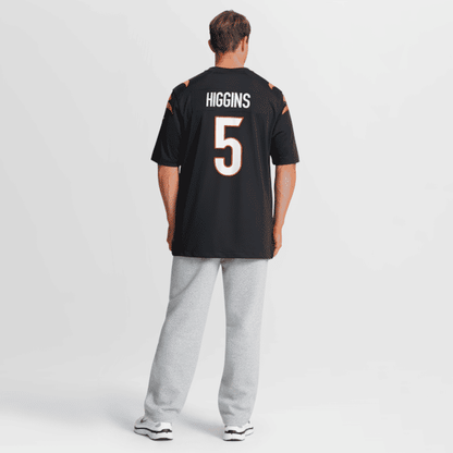 Tee Higgins Game Jersey Black