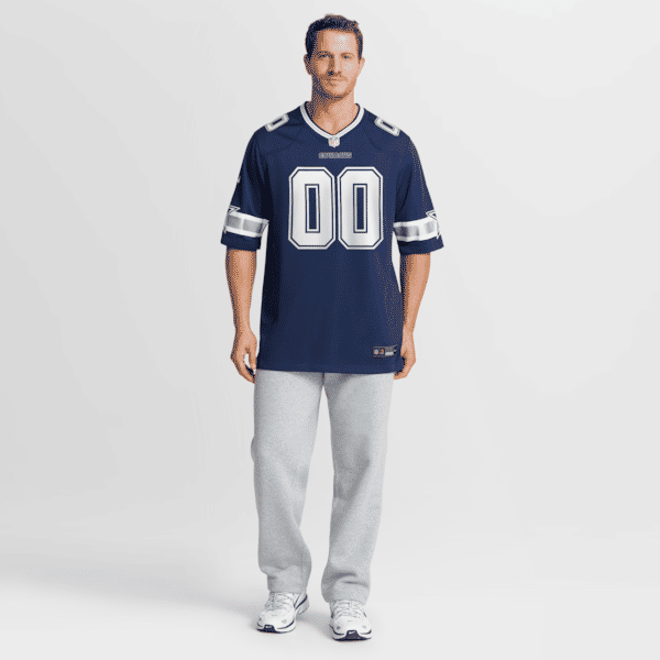 Custom Game Jersey Navy
