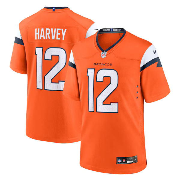 RJ Harvey Game Jersey Orange