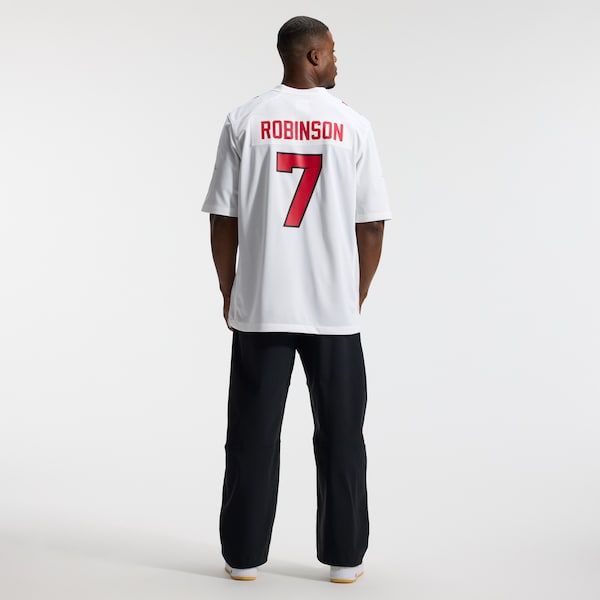 Bijan Robinson Game Jersey White