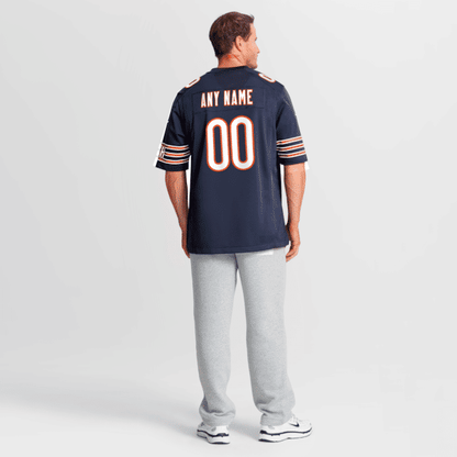 Custom Game Jersey Navy