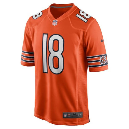 Caleb Williams Game Jersey Orange