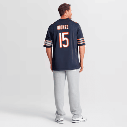 Rome Odunze Game Jersey Navy