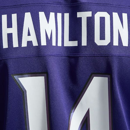 Kyle Hamilton Game Jersey Purple