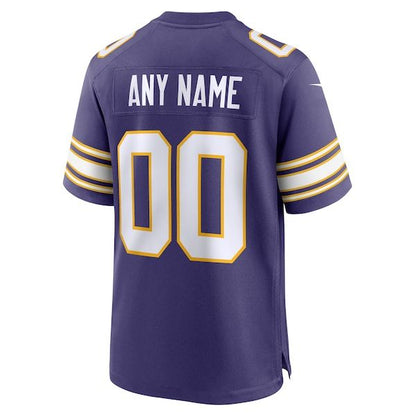 Custom Game Jersey Purple