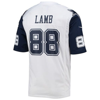 CeeDee Lamb Alternate Game Team Jersey White
