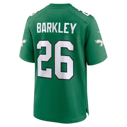 Saquon Barkley Alternate Game Jersey Kelly Green