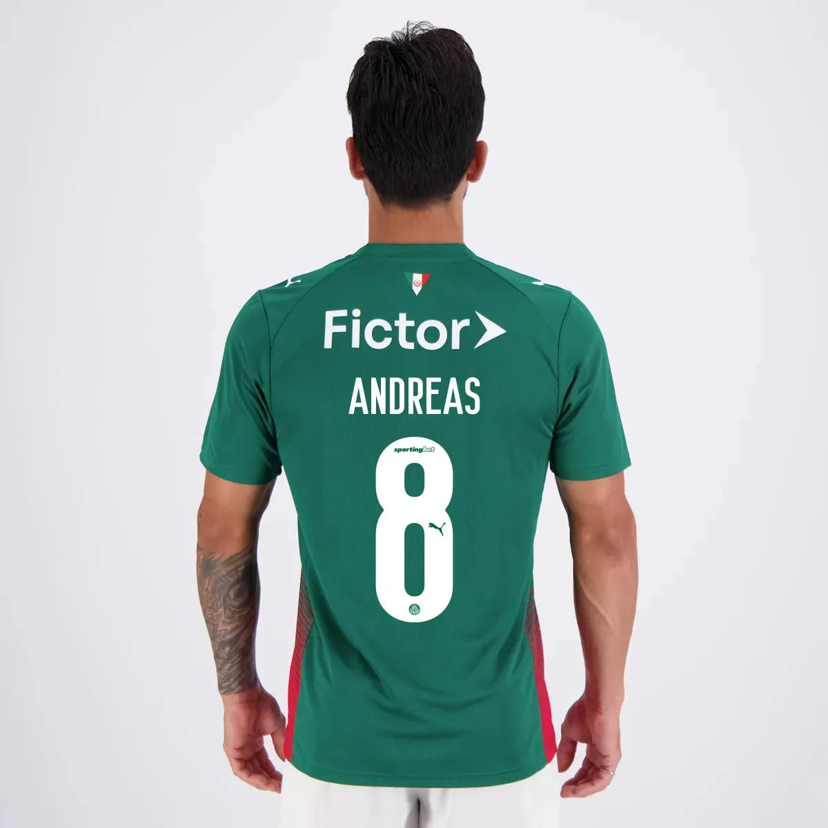 Home 26/27 Home Andreas #8 Fan Shirt